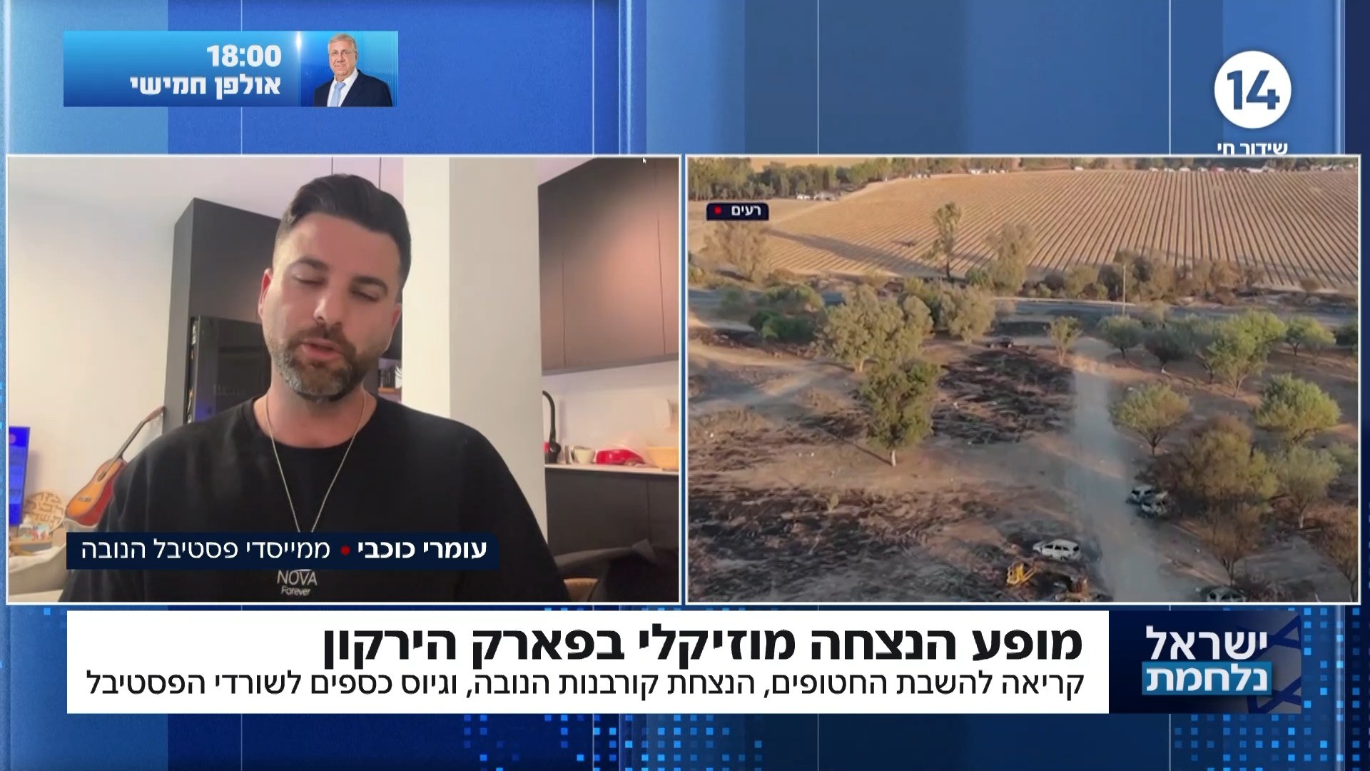 מרגש: לאחר הטבח - יתקיים מופע הנצחה להנצחת קורבנות הנובה