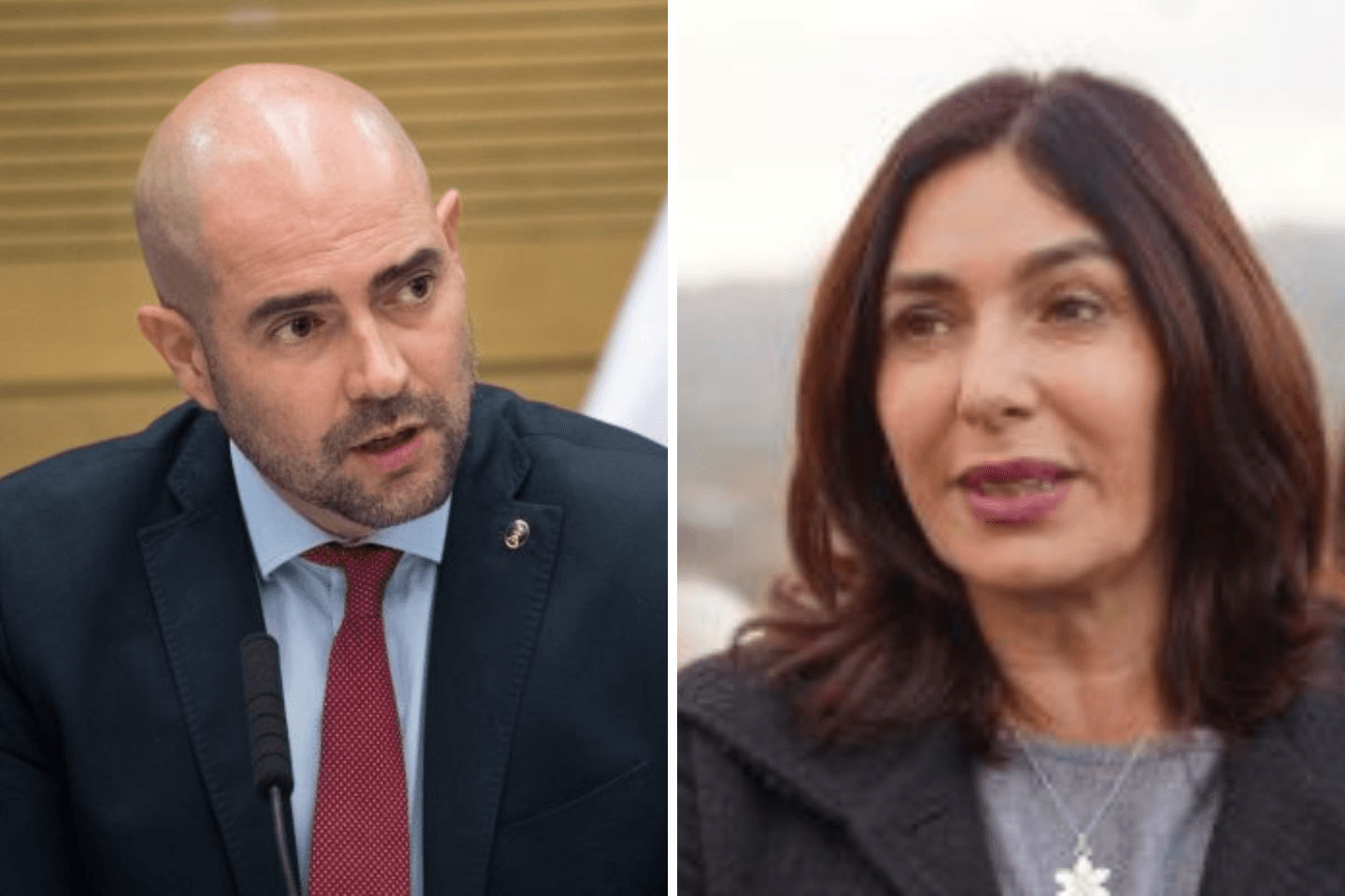 מירי רגב ואמיר אוחנה | צילום: הילל מאיר, פלאש90, צילום: יונתן סינדל, פלאש90.