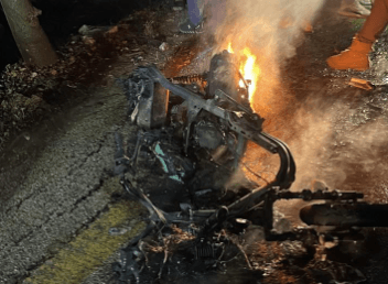 סיכול מדויק לעבר אופנוע בנפת צור שבדרום לבנון | קרדיט: רשתות ערביות