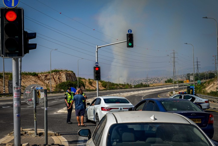 פגיעה ישירה בקצרין, דיווחים על נפילות בכמה מוקדים