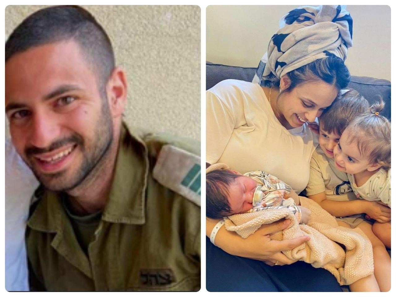 בשורה מרגשת: אשתו של לוחם המילואים שנפל בעזה חבקה בת
