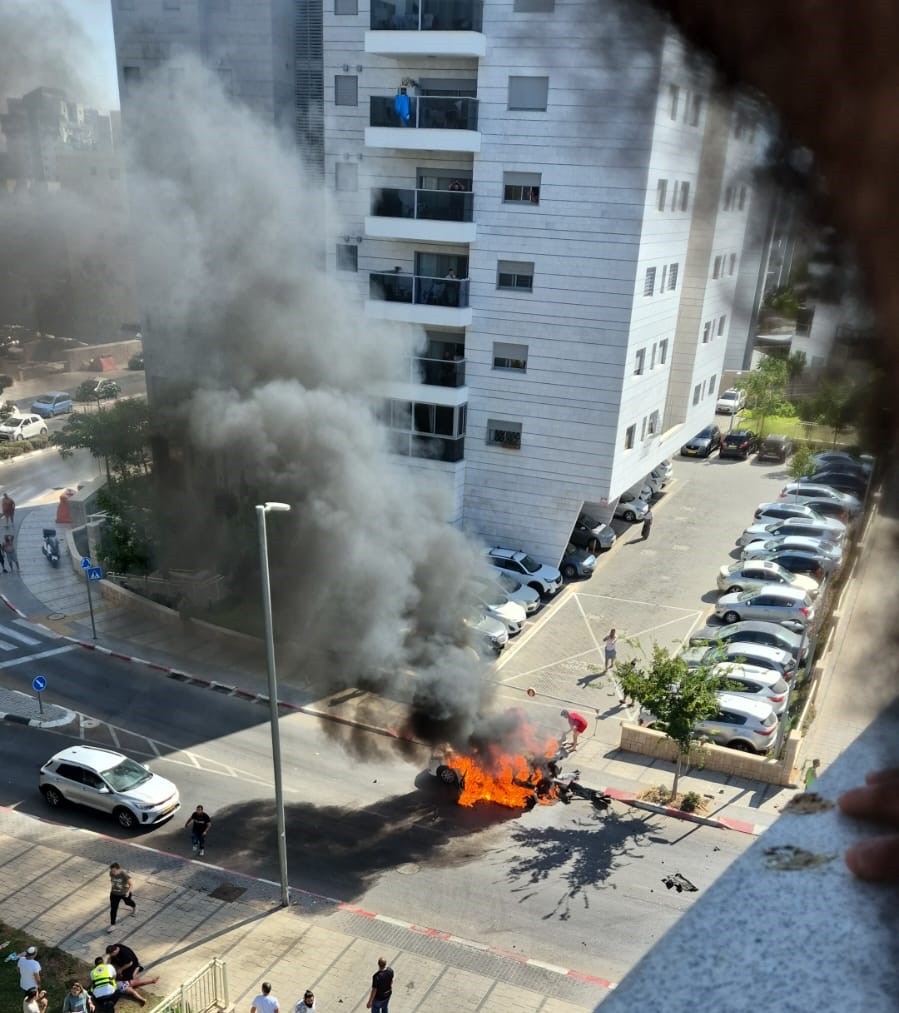 זירת הפיצוץ באשקלון | שימוש לפי סעיף 27א' לחוק זכויות יוצרים