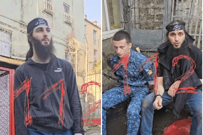 מחבלי דעאש ברוסיה | צילום: רשתות חברתיות
