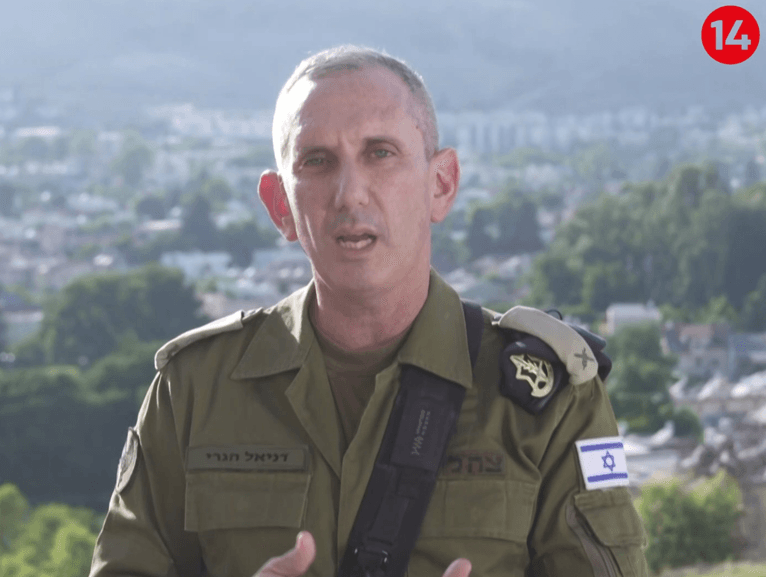 דובר צה"ל, תא"ל דניאל הגרי, אי אפשר לשחרר את כולם במבצע צבאי | חדשות 14