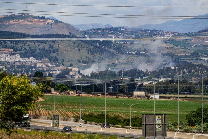 ירי רקטות לעבר ישובי הצפון | צילום: אייל מרגולין, פלאש 90