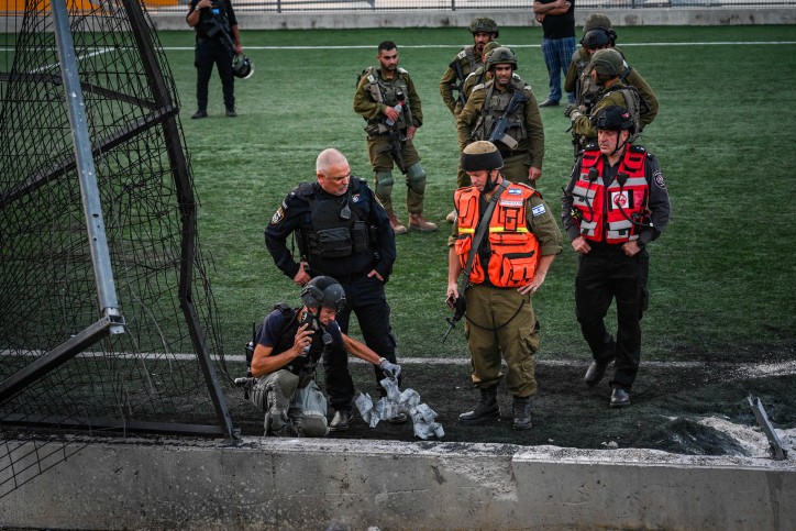 זירת הטבח ההמוני במג'דל שמס | צילום: מיכאל גלעדי, פלאש 90