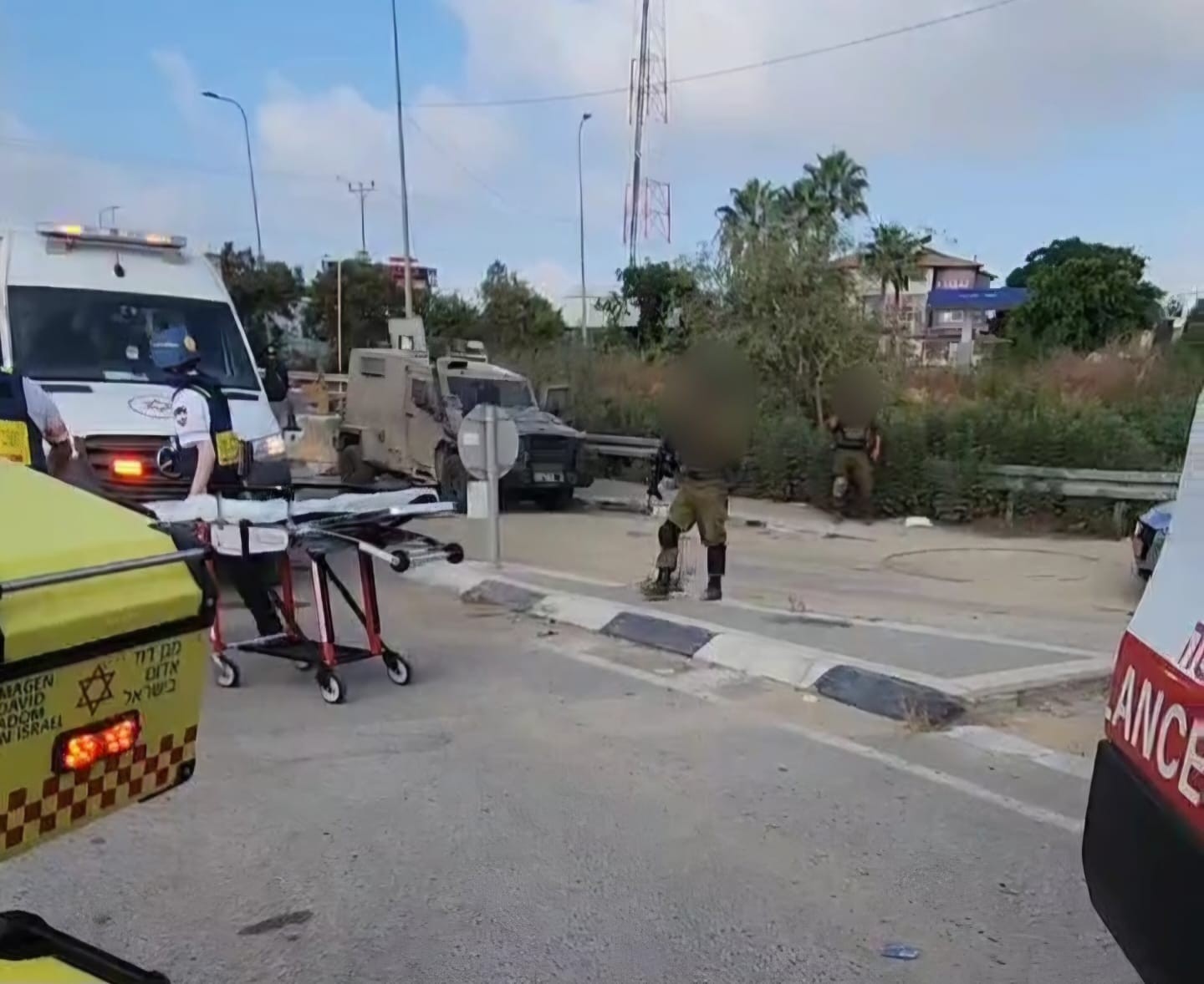 פיגוע הירי בשומרון | צילום: דוברות מד"א