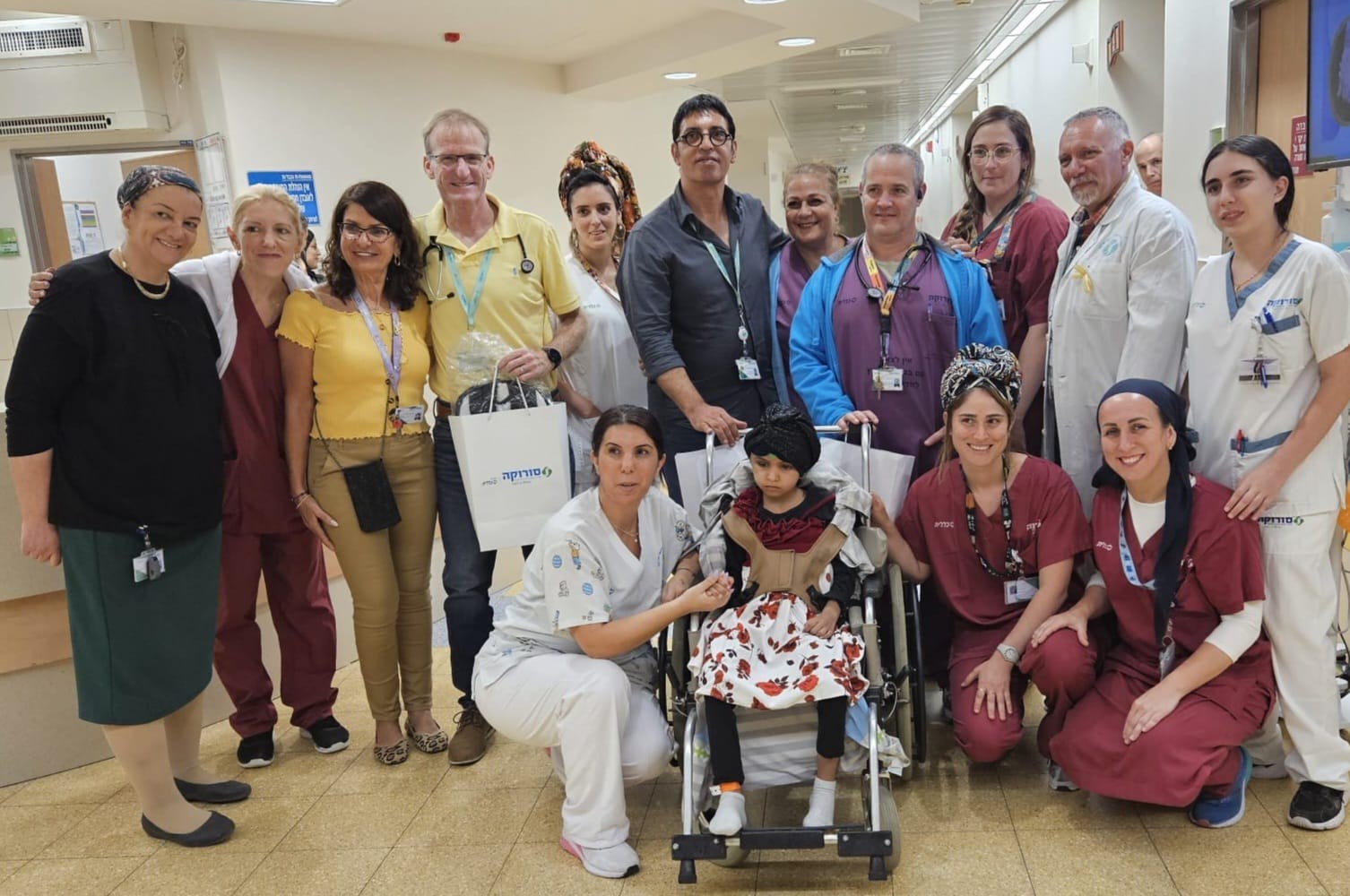 בת ה-7 שנפגעה מרסיס במתקפת הטילים מאיראן - שוחררה מביה"ח