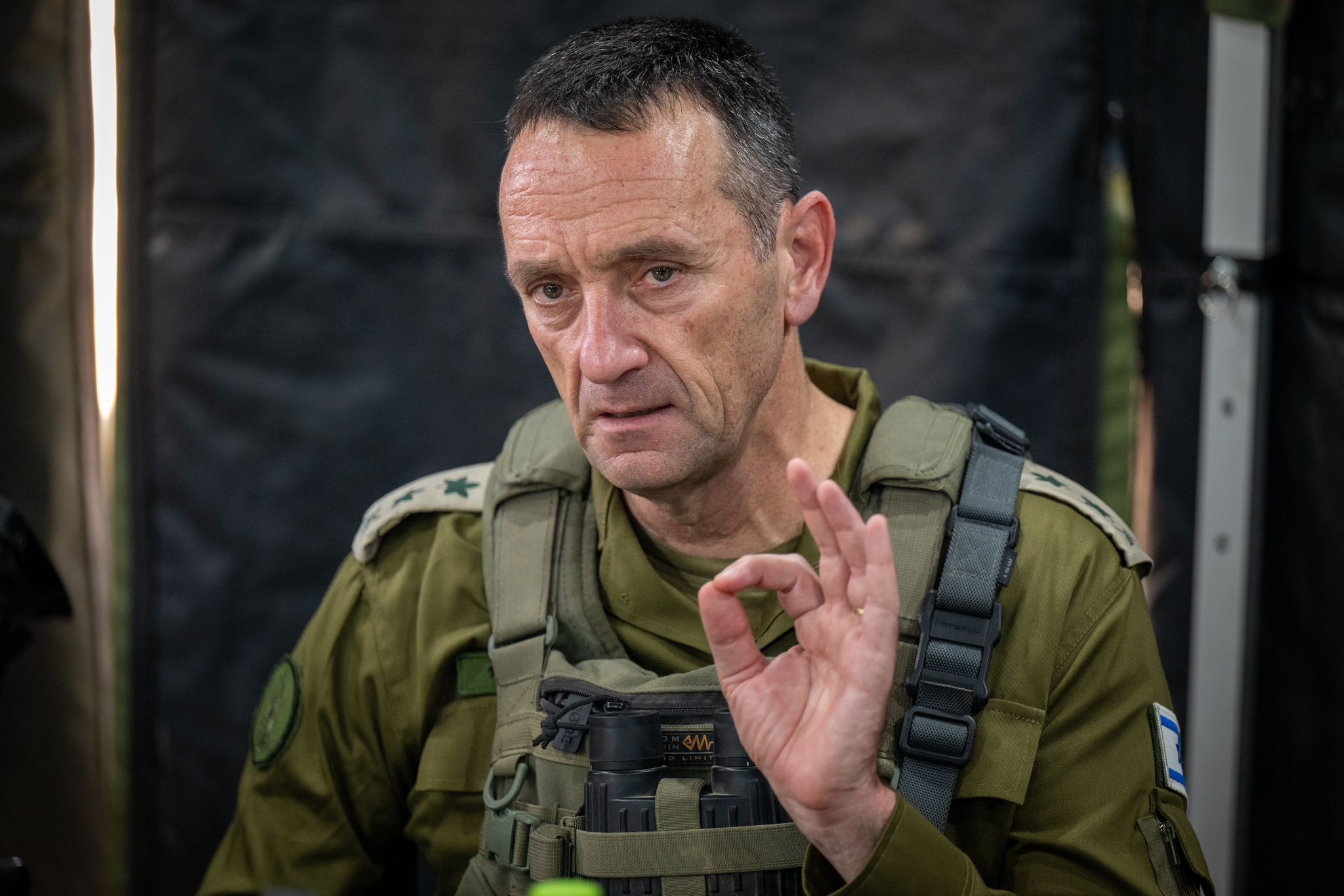 הרמטכ"ל הרצי הלוי בביקור בצפון | צילום: דובר צה"ל