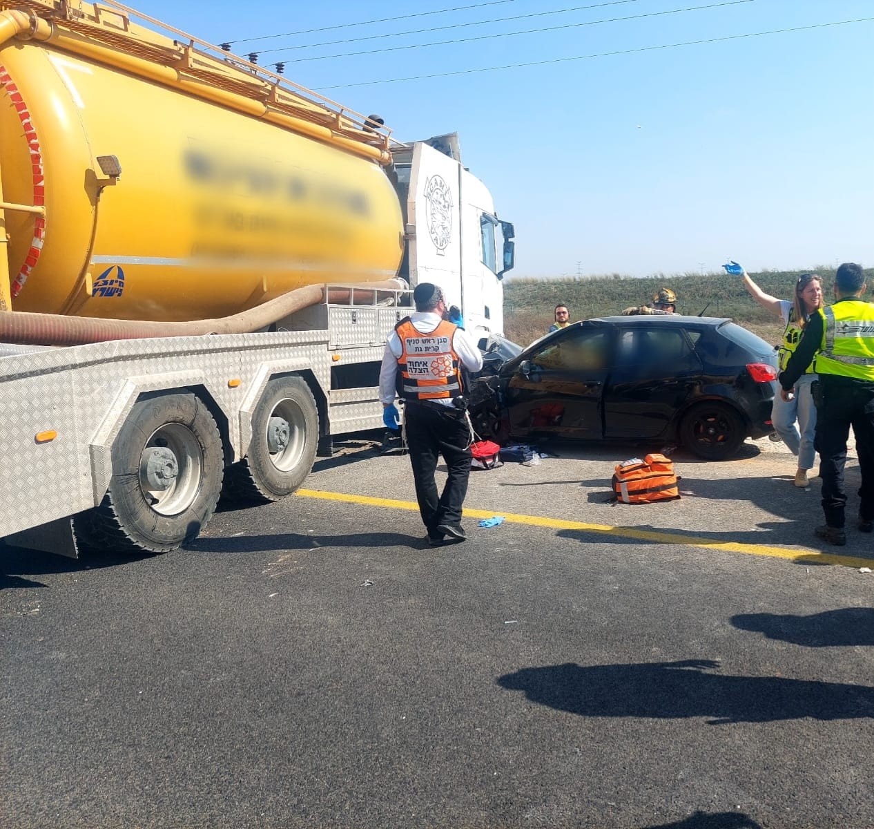 צעירה בשנות ה-20 נהרגה בתאונת דרכים בצומת גבעתי ליד אשקלון