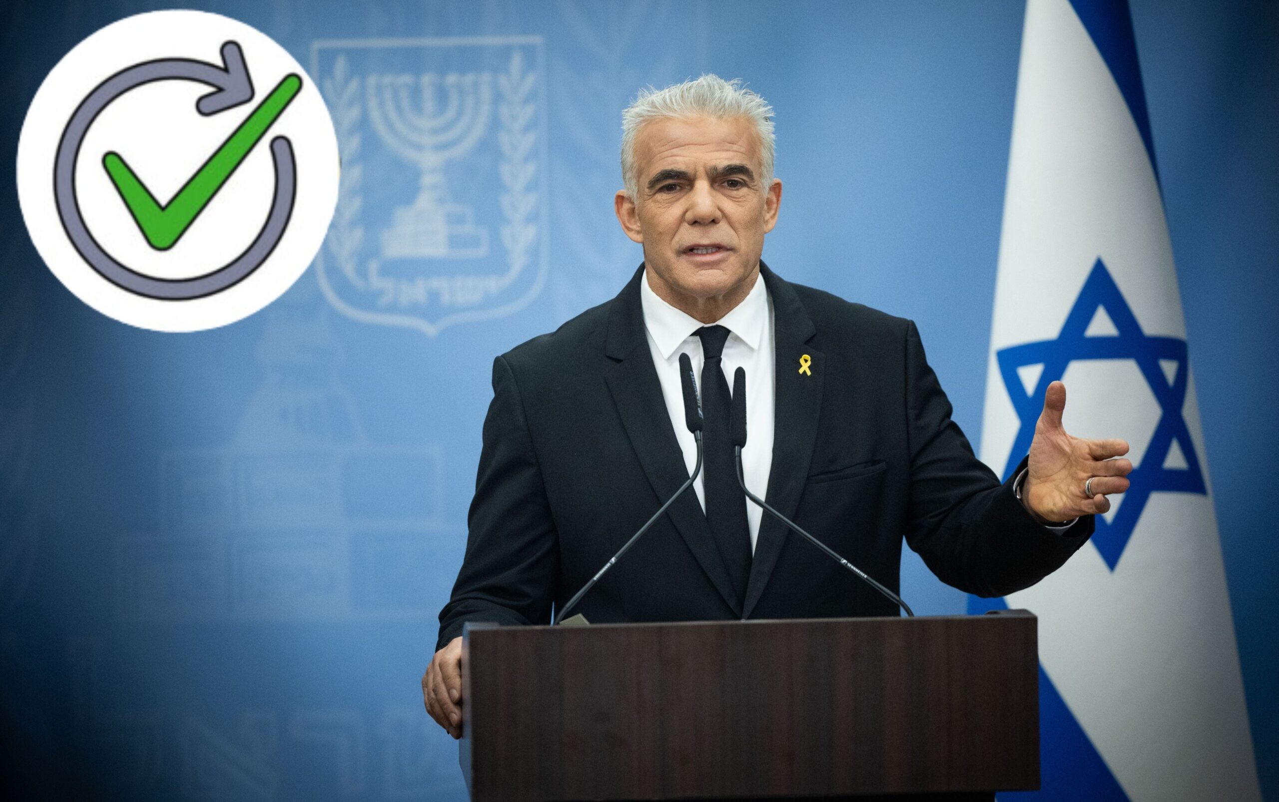 ראש האופוזיציה יאיר לפיד | צילום: יונתן זינדל, פלאש 90