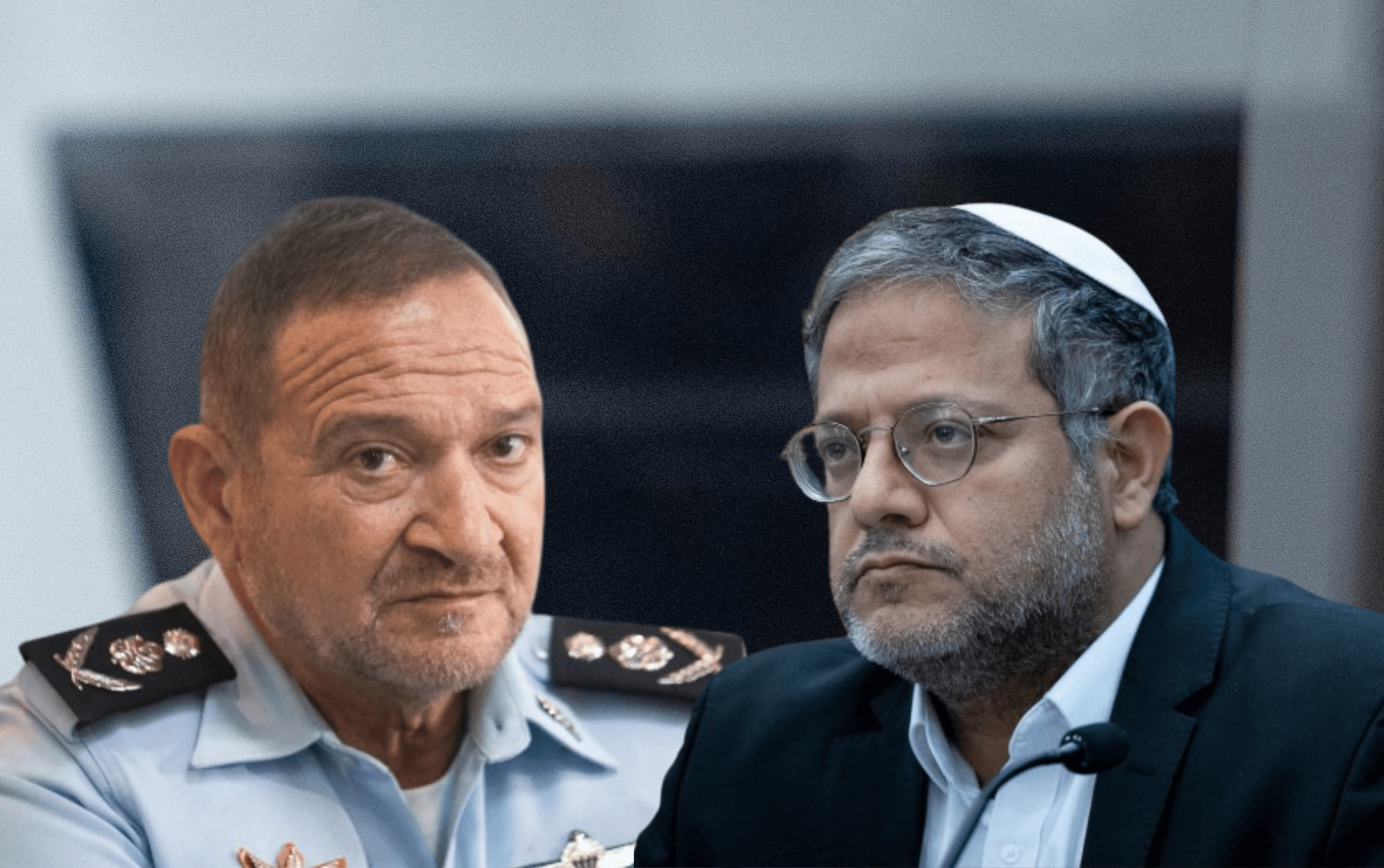 איתמר בן גביר וקובי שבתאי | צילום: אייל מרגולין, חיים סינדל, פלאש 90