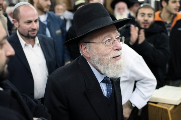הרב דב ליאור, ארכיון | צילום: קובי גדעון, פלאש 90