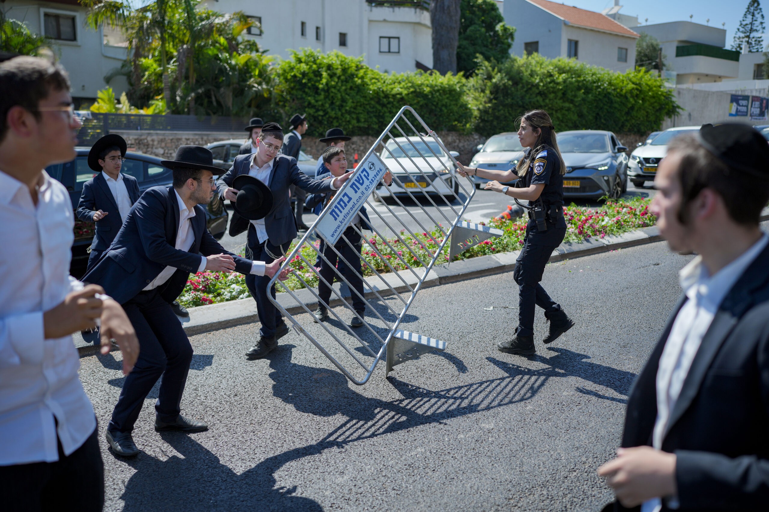 הפגנות בתל השומר, ארכיון | צילום: אריק מרמור/ פלאש 90