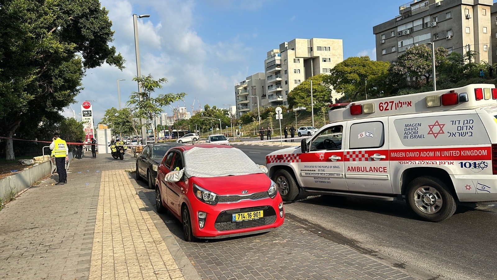 פיגוע הדקירה בחולון | צילום: דוברות מדא
