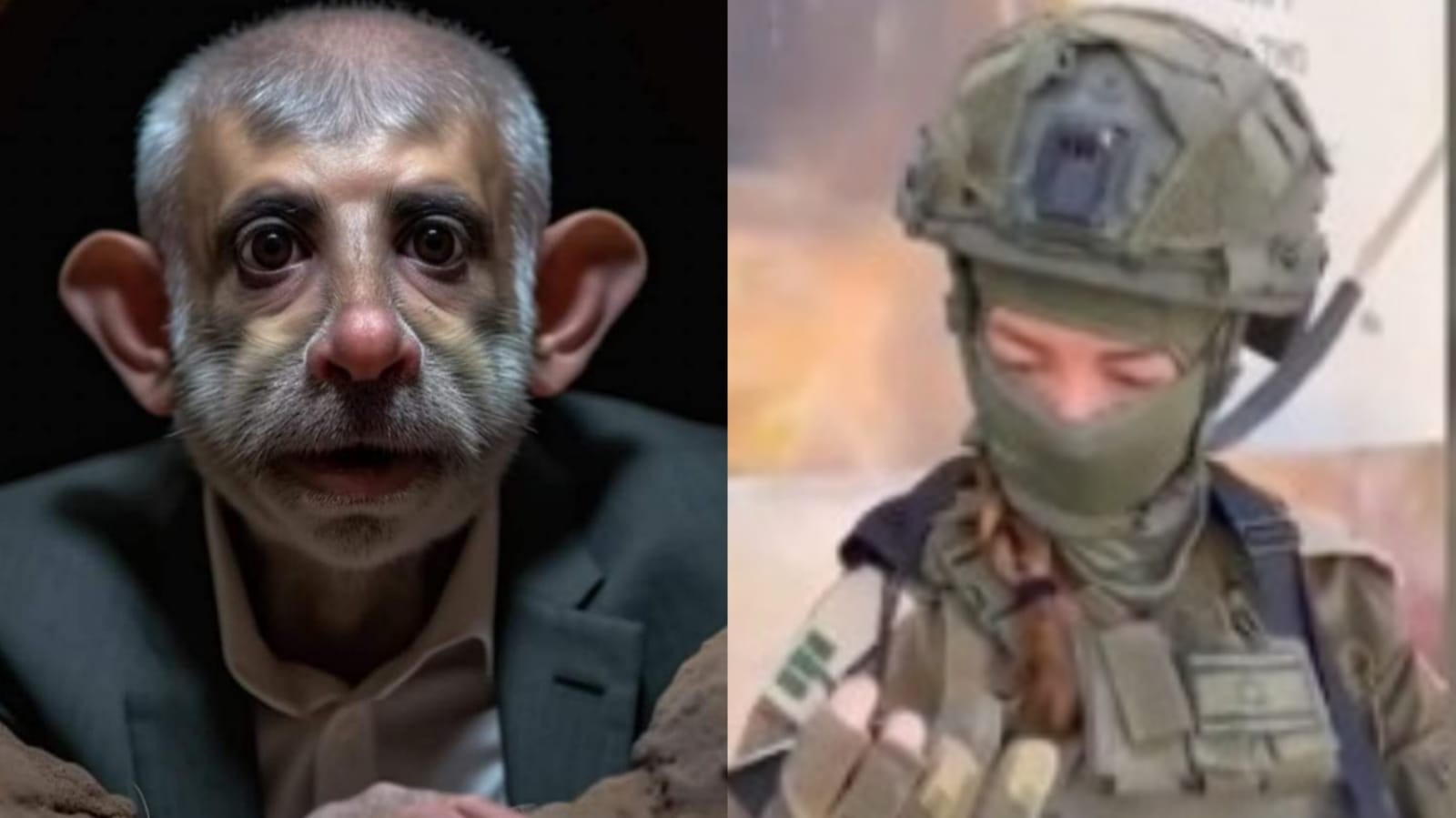 לוחמות צה"ל במסר ליחיא סינוואר | צילום מסך