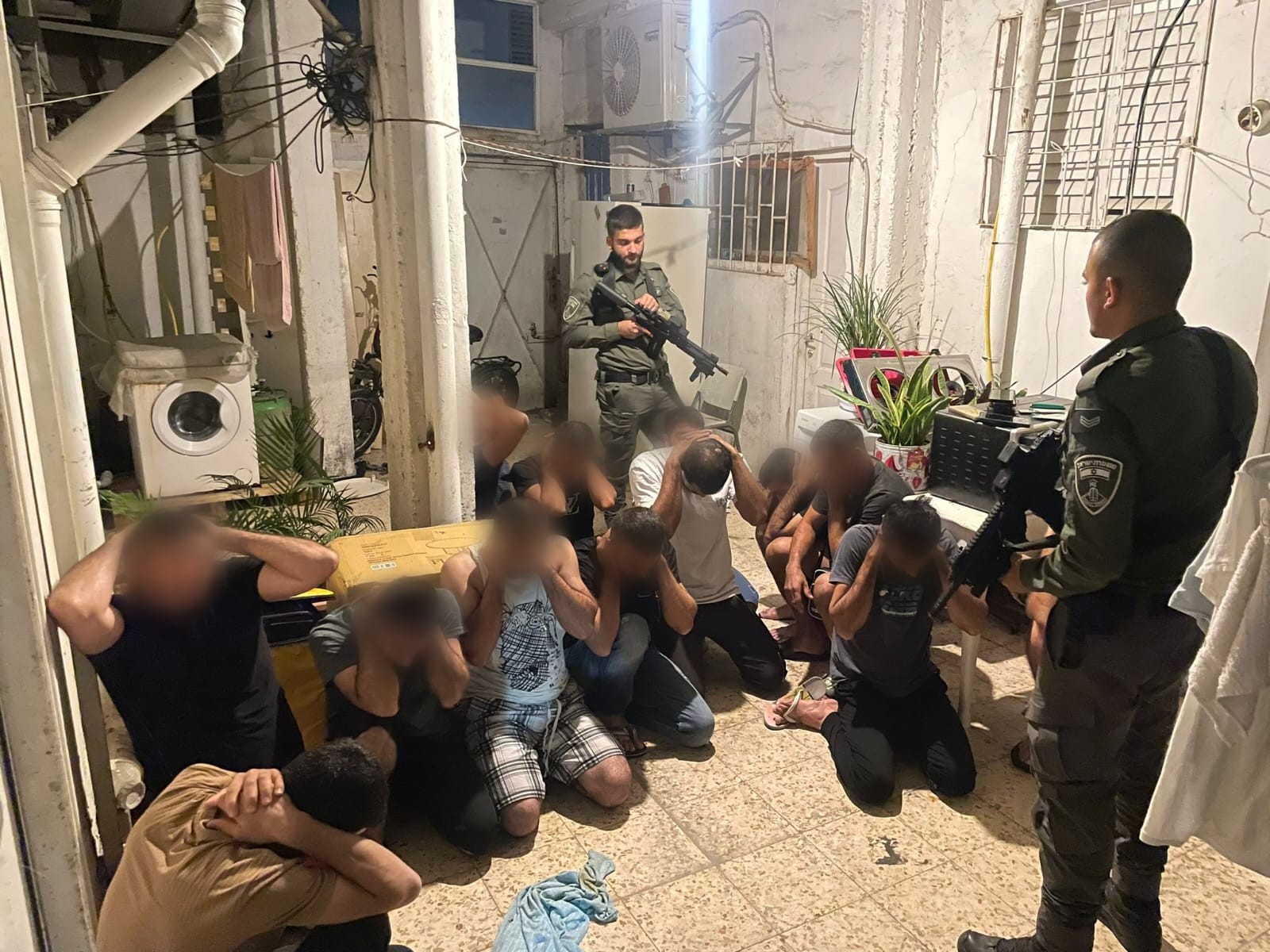 מעצר שב"חים אילוסטרציה | צילום: דוברות המשטרה