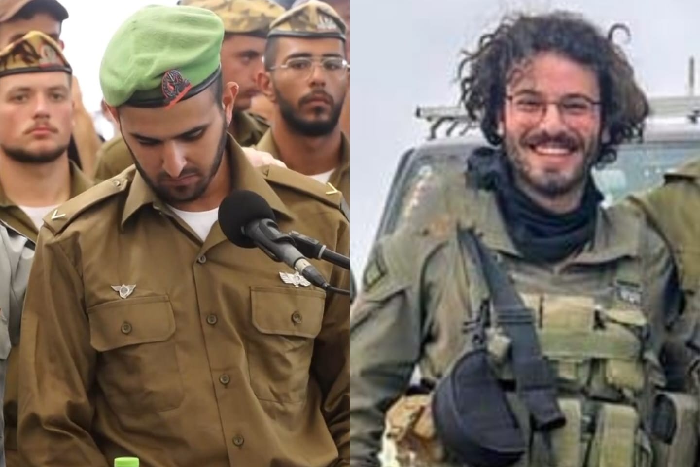 רס״ל (מיל׳) ניתאי מיטוד ז"ל שנפל בקרב וחברו הטוב | צילום: דובר צה"ל