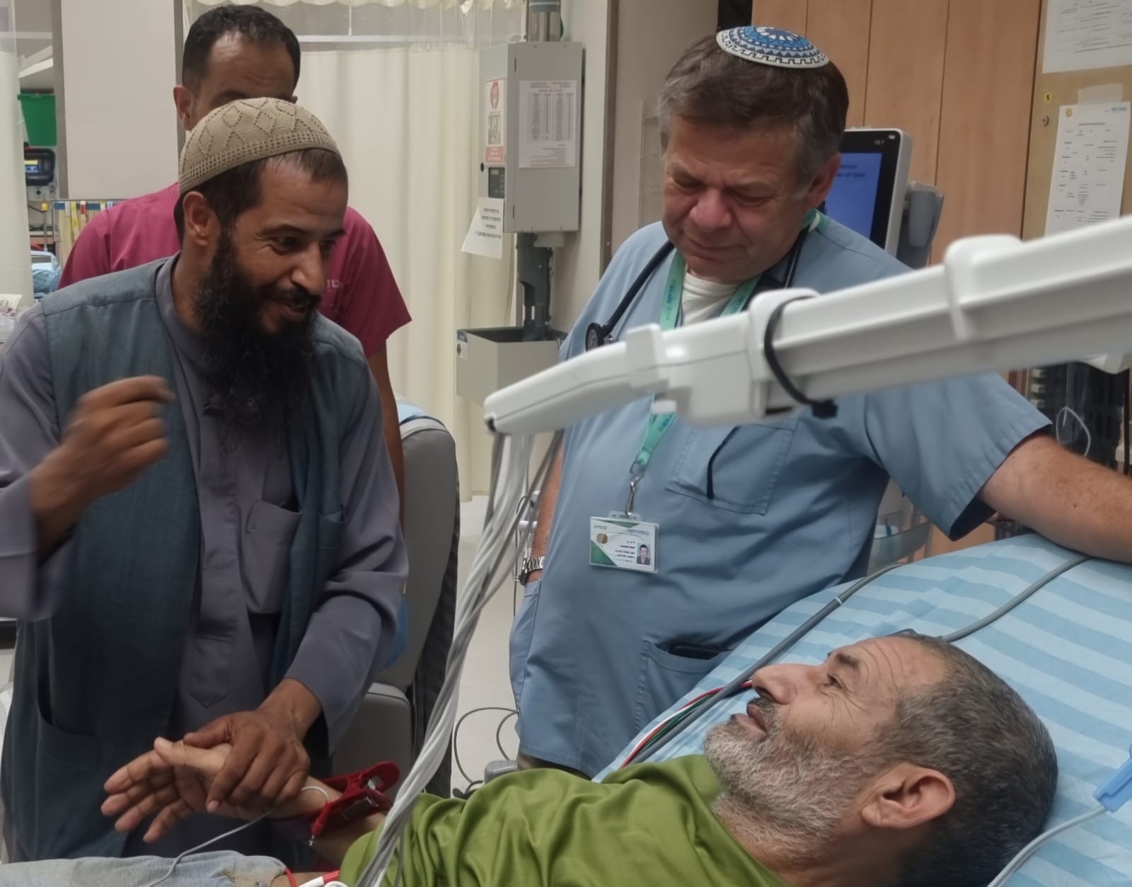 פרחאן בבית החולים| צילום: דוברות סורוקה