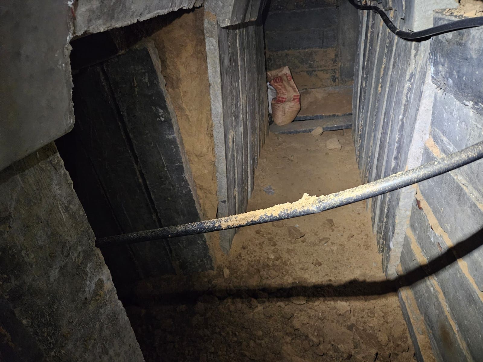 מנהרה מסועפת ורבת קומות הושמדה במסדרון נצרים | תיעוד