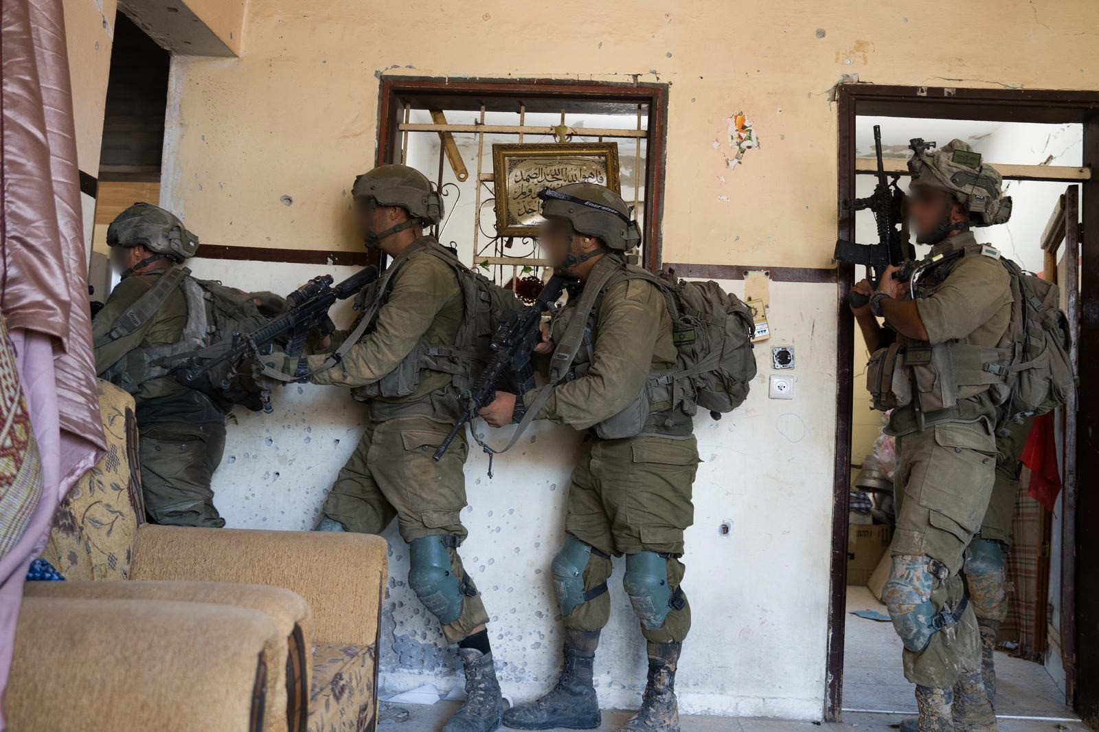 פעילות הכוחות בחאן יונס | צילום: דובר צה"ל
