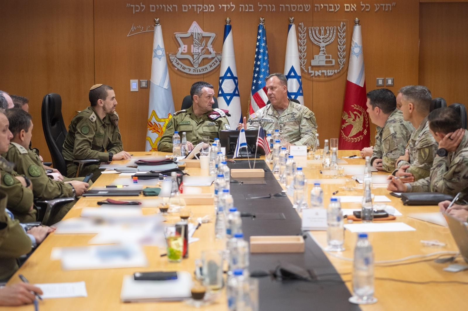 בצל האיומים מאיראן: בכיר בצבא ארה"ב נפגש עם הרמטכ"ל