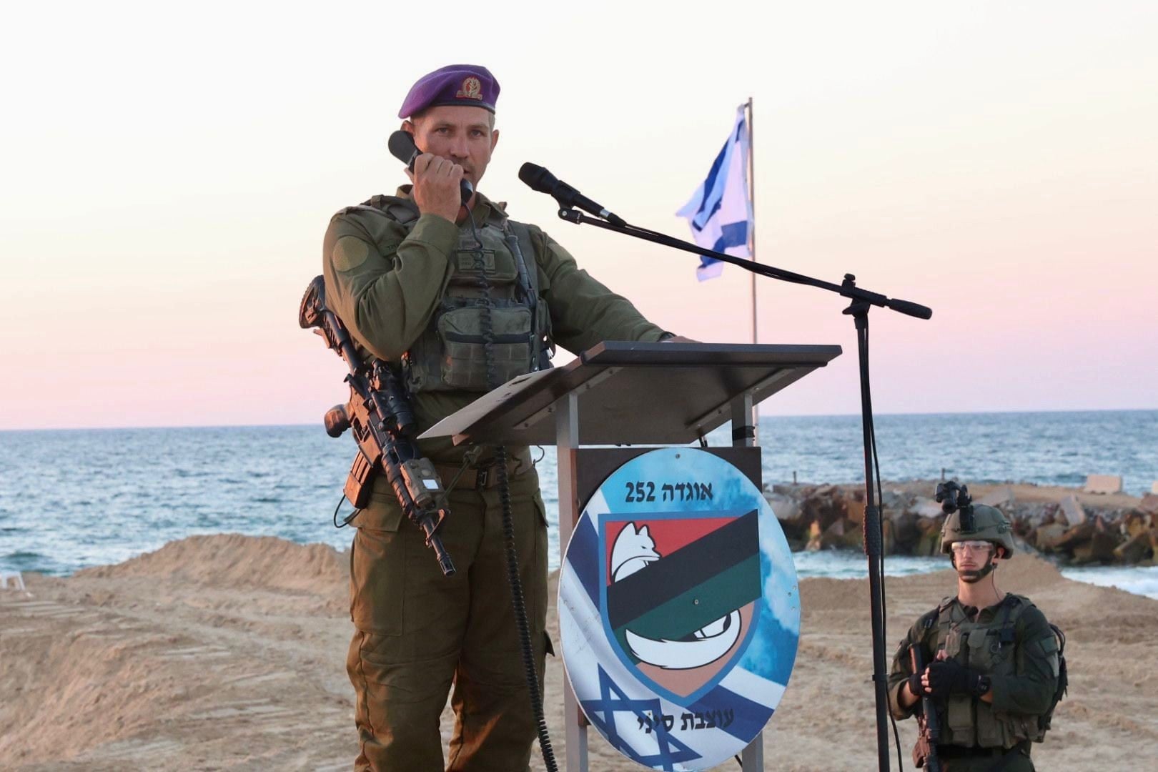 מפקד האוגדה הנכנס, יהודה ואך | קרדיט: דו"צ