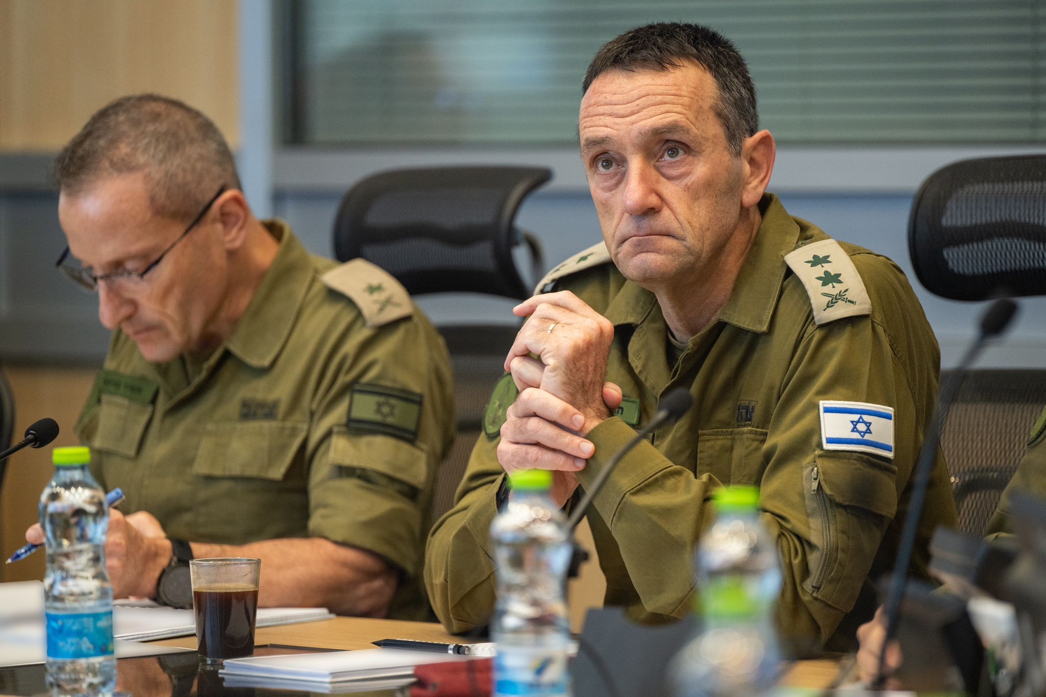 הרמטכ"ל הרצי הלוי בקריה | צילום: דובר צה"ל