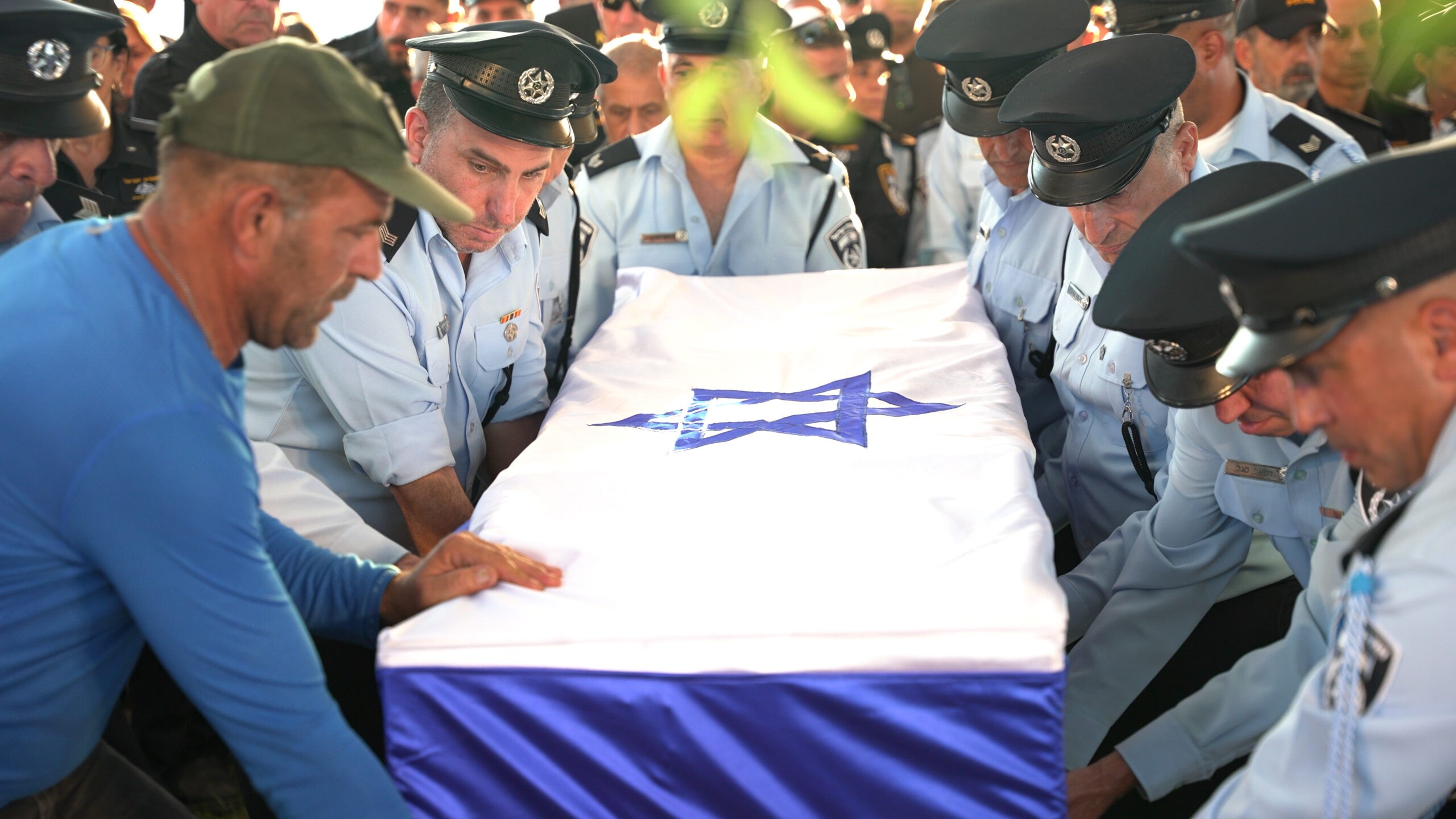 הלווית רס"ב רוני שקורי ז"ל | צילום: דוברות המשטרה