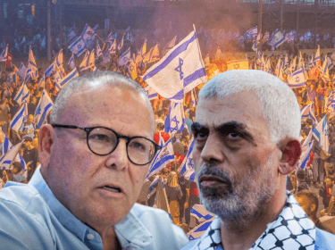 סינוואר ויו"ר ההסתדרות ארנון בר דוד | צילום: יוסי אלוני,יונתן זינדלב, פלאש 90, רויטרס