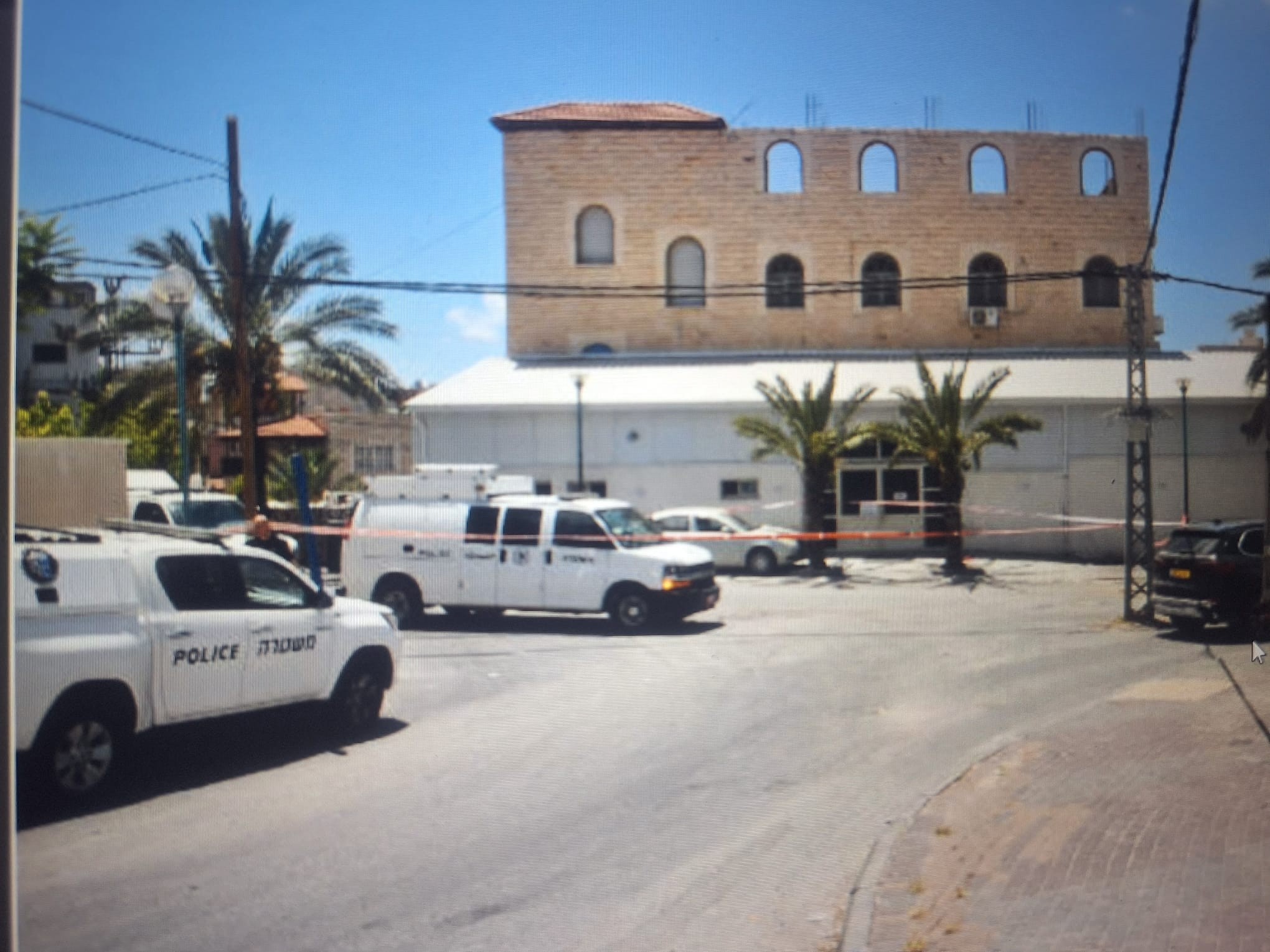 זירת הרצח | צילום: דוברות המשטרה
