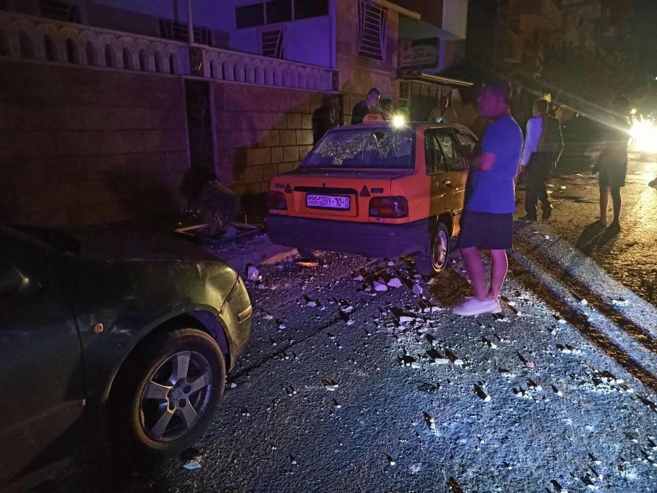 התקיפה החריגה בסוריה | צילום: רשתות ערביות