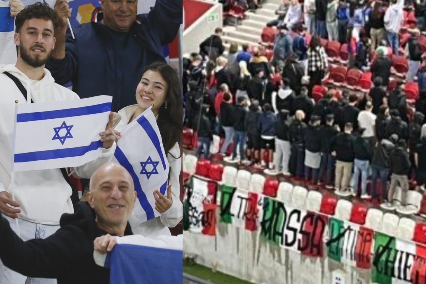 מעריצים את מוסוליני: אלו האוהדים האיטלקים שביזו את ה"תקווה"