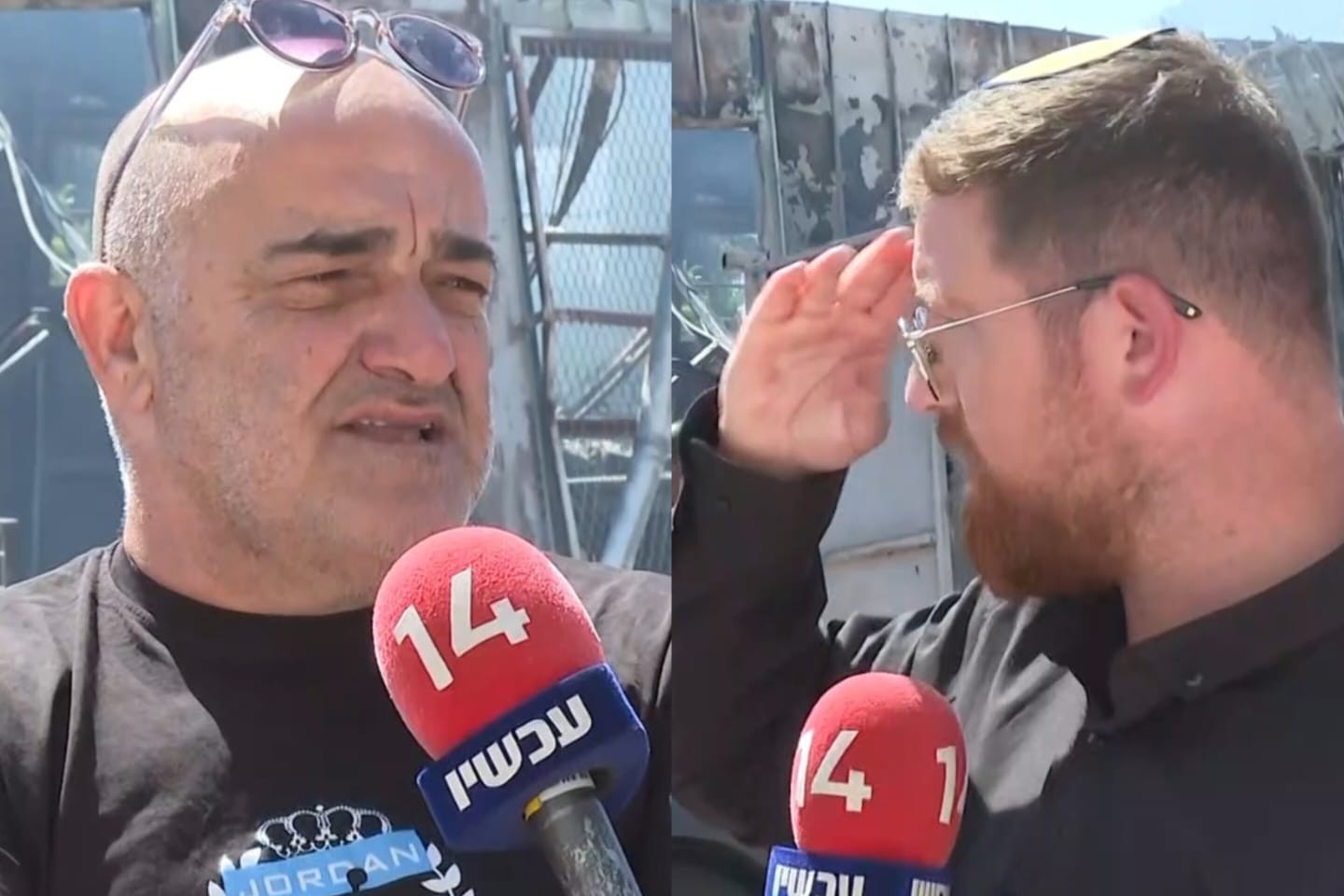 מרגש: הרגע שגרם לכתב ערוץ 14 להצדיע לתושב קריית שמונה | צפו