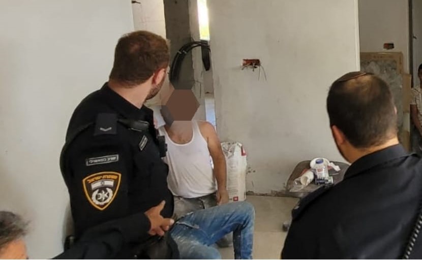 מעצר באלעד | צילום: דוברות המשטרה