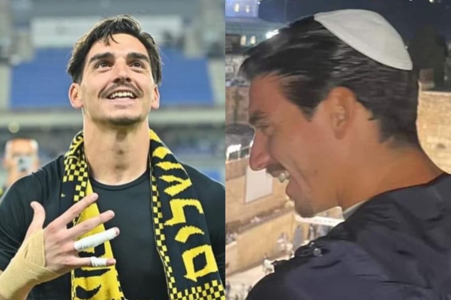 השוער הפורטוגלי של בית"ר י-ם העלה תיעוד מהכותל וכבש את הרשת