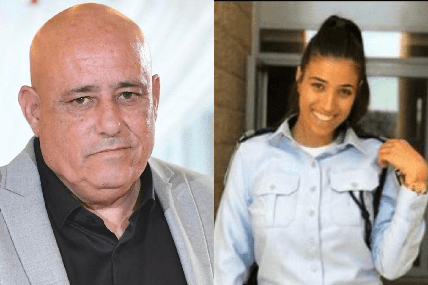 רס"מ רוני שקורי ובתו מור שקורי זיכרונם לברכה | באדיבות המשטרה, דוברות המשטרה