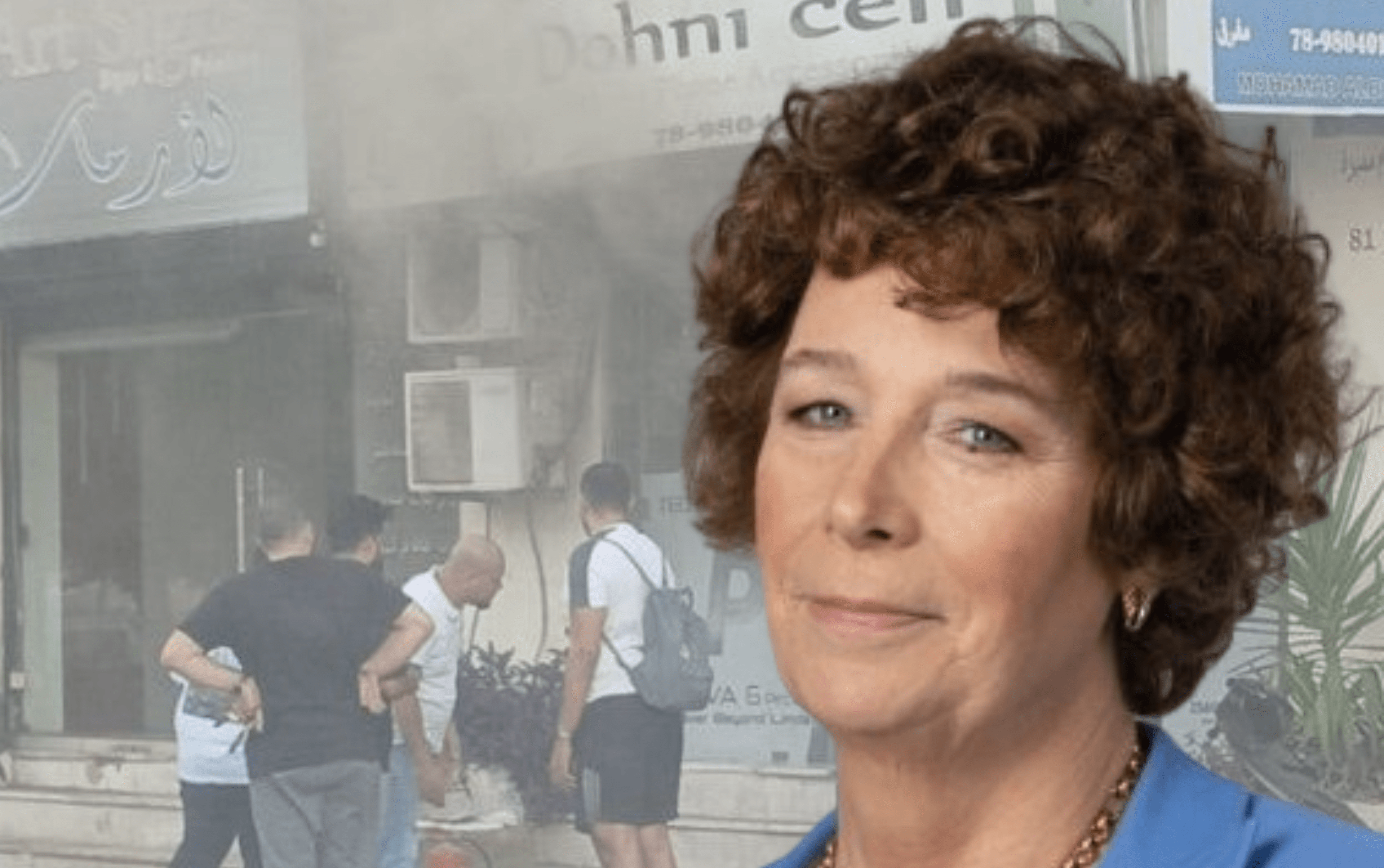 סגנית ראש ממשלת לבנון | צילום: מתוך חשבון הטוויטר של פטרה דה סוטר, רשתות ערביות