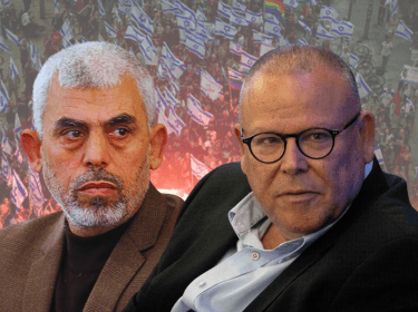 ארנון בר דוד וסינוואר | צילום: יונתן זינדל, אבשלום שושני, פלאש 90, רויטרס