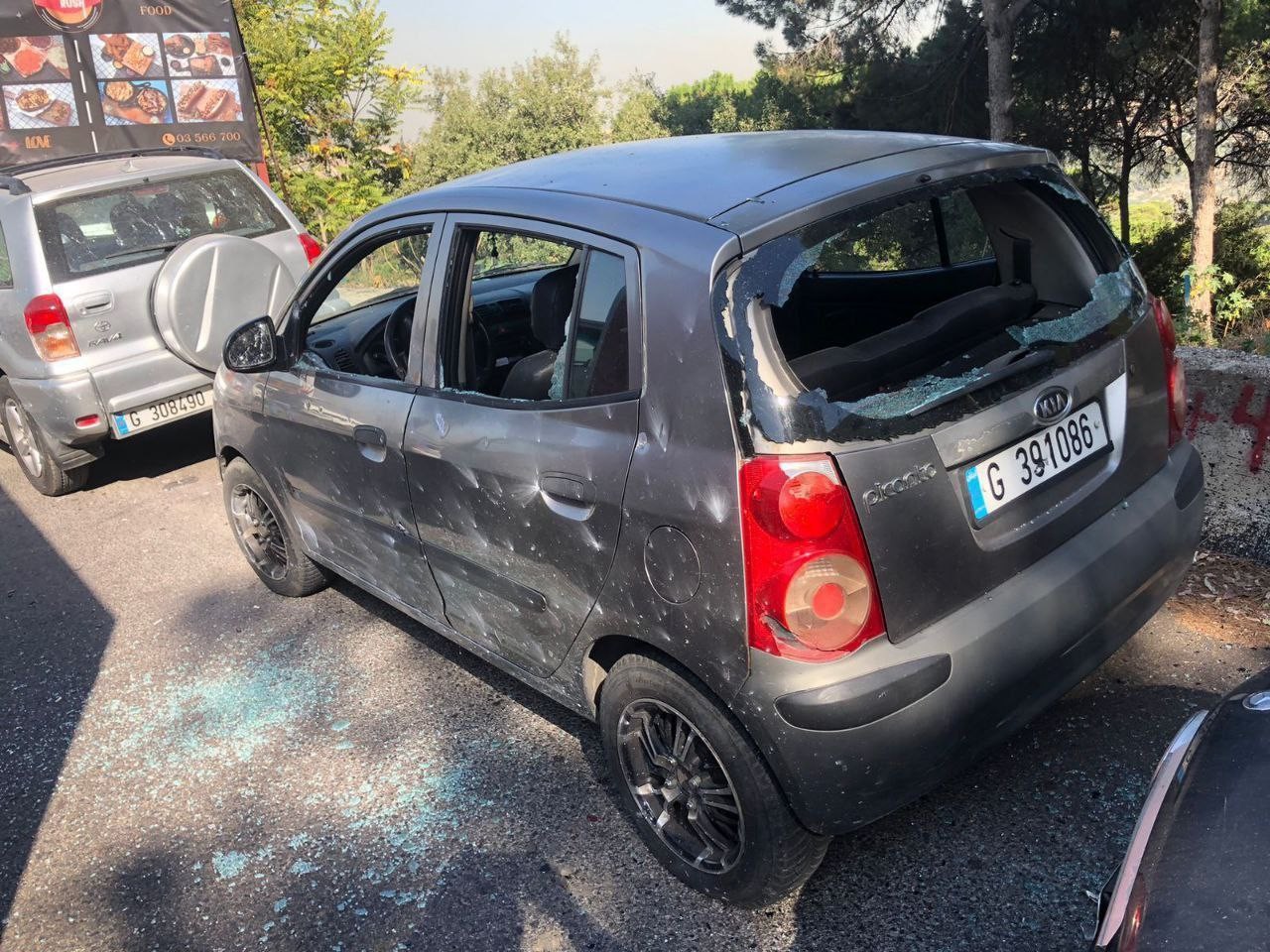 דיווח ערבי: סיכול ממוקד של רכב בכביש ביירות-דמשק | תיעוד