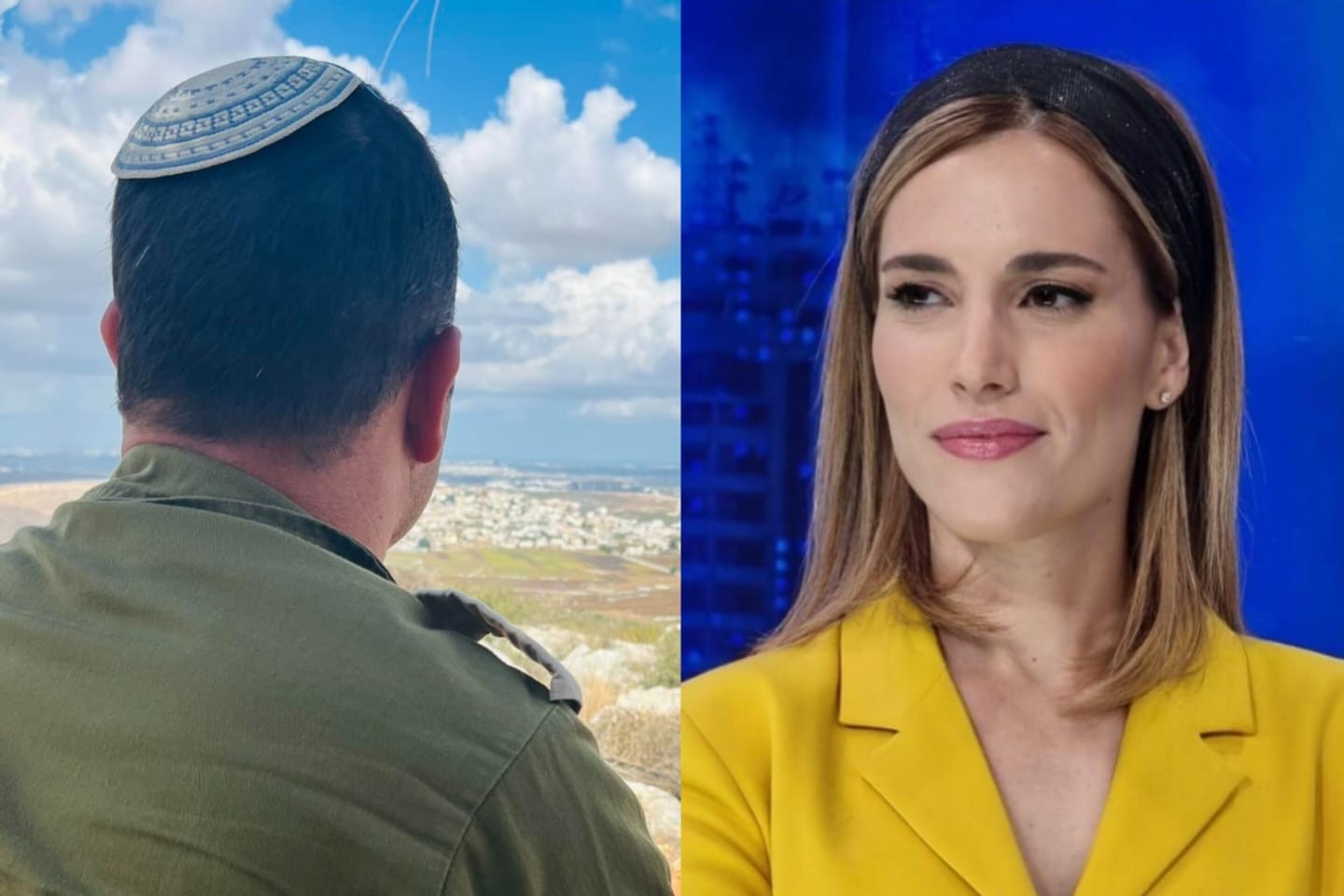 בעקבות בעלה הלוחם: מגישת ערוץ 14 במסר מרגש לכוחותינו בלבנון