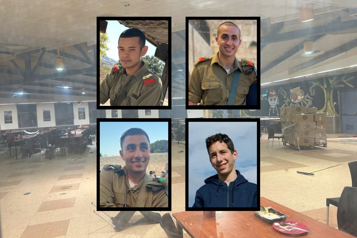 הותרו לפרסום שמותיהם של ארבעת החיילים שנהרגו מפיצוץ הכטב"ם