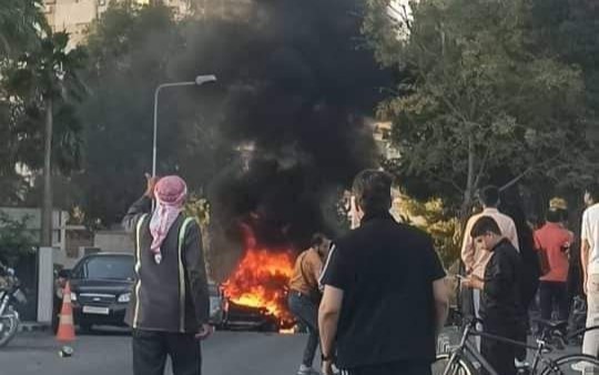 סמוך למאהל אבל על סינוואר: טיל פגע ברכב וגרם להרוג בדמשק
