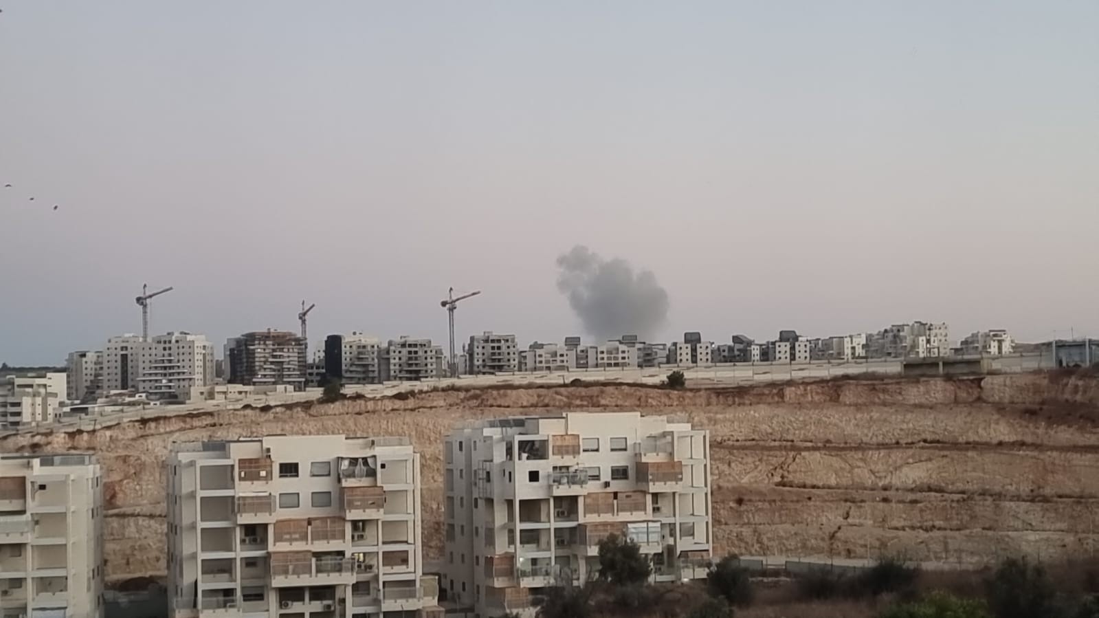 אזעקות הופעלו בשומרון, שיגור אחד נפל בשטח פתוח | תיעוד