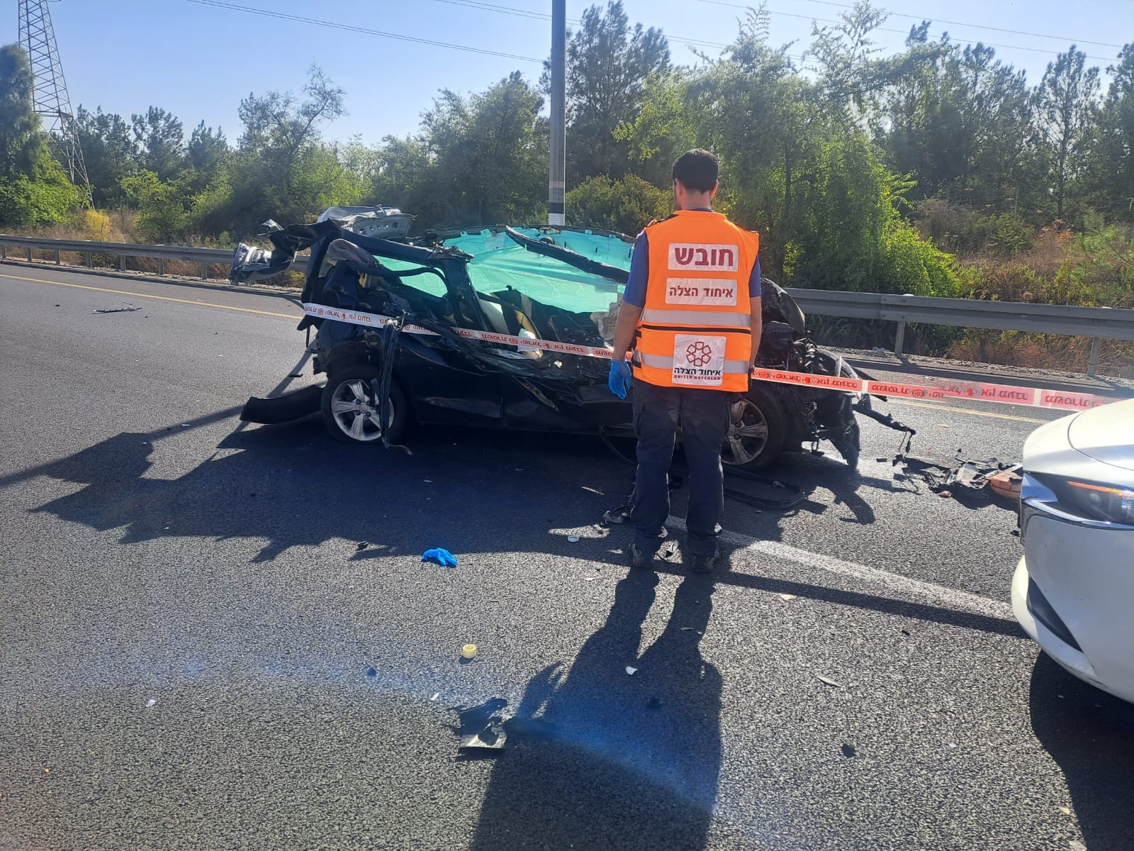 תאונה בכביש 1 | צילום: איחוד הצלה