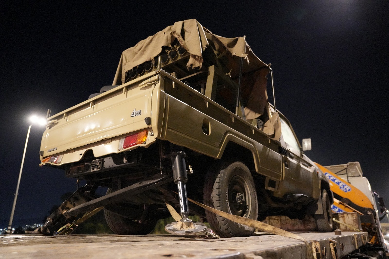 אירוע חמור: טנדר עם משגרי טילים של חיזבאללה נגנב מידי צה"ל