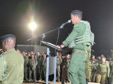 מרגש: מח"ט 460 בברכת הגומל עם יציאת החטיבה מג'אבליה | צפו
