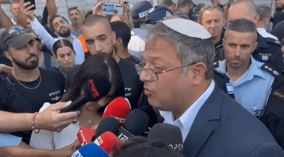 בן גביר בגלילות: "נותן גיבוי מלא לאזרחים שנטרלו את המפגע"