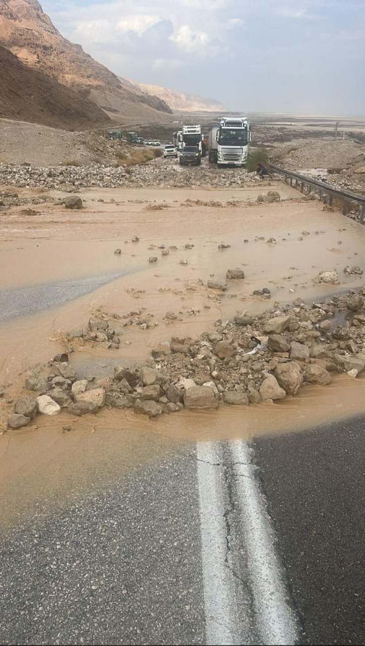 החסימות בכביש | קרדיט: שימוש לפי סעיף 27 א'