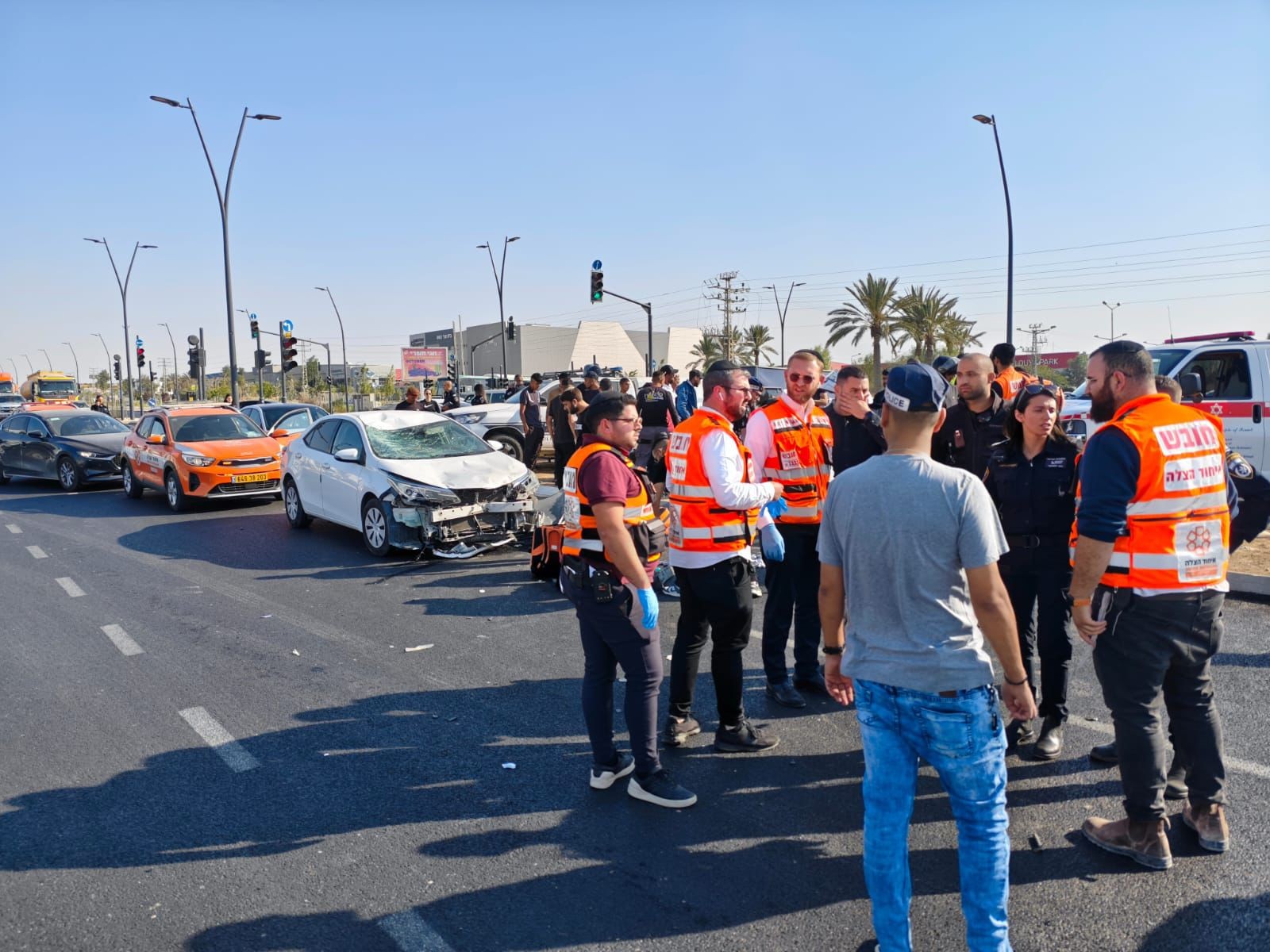 תאונה בבאר שבע: רוכב אופנוע נפצע קשה
